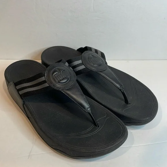 Fitflop Walkstar Black Fitflops Size Fitflop Black Patent Flip